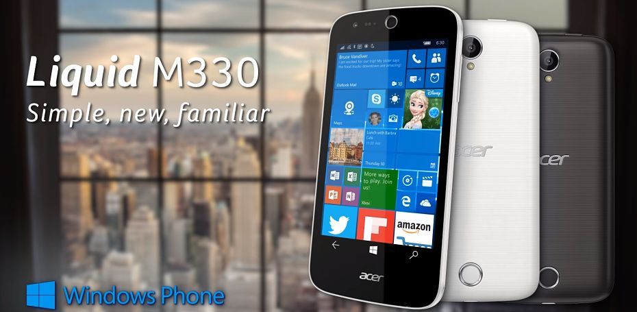Características del Acer Liquid M330