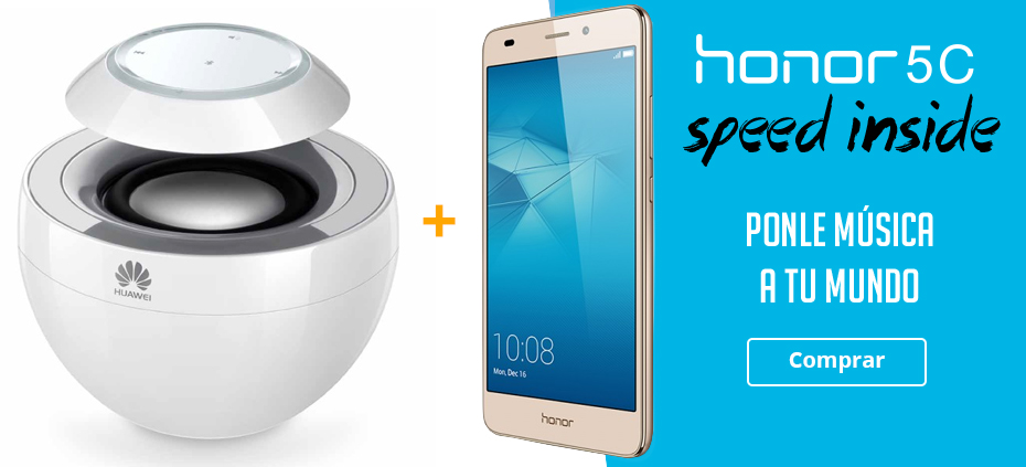 Móvil Honor 5C con altavoz Bluetooth gratis